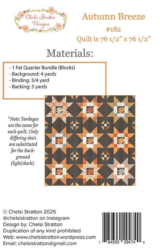 Autumn Breeze Pattern by Chelsi Stratton