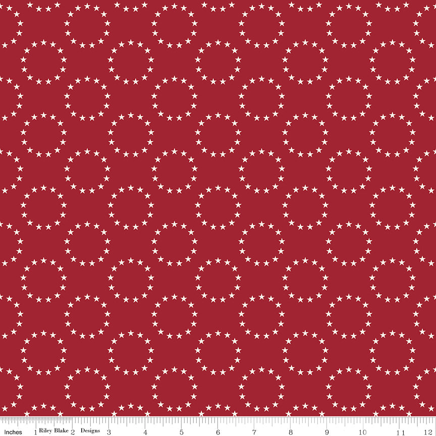 Independence 13 Colonies Cherry Tart by Riley Blake Designs