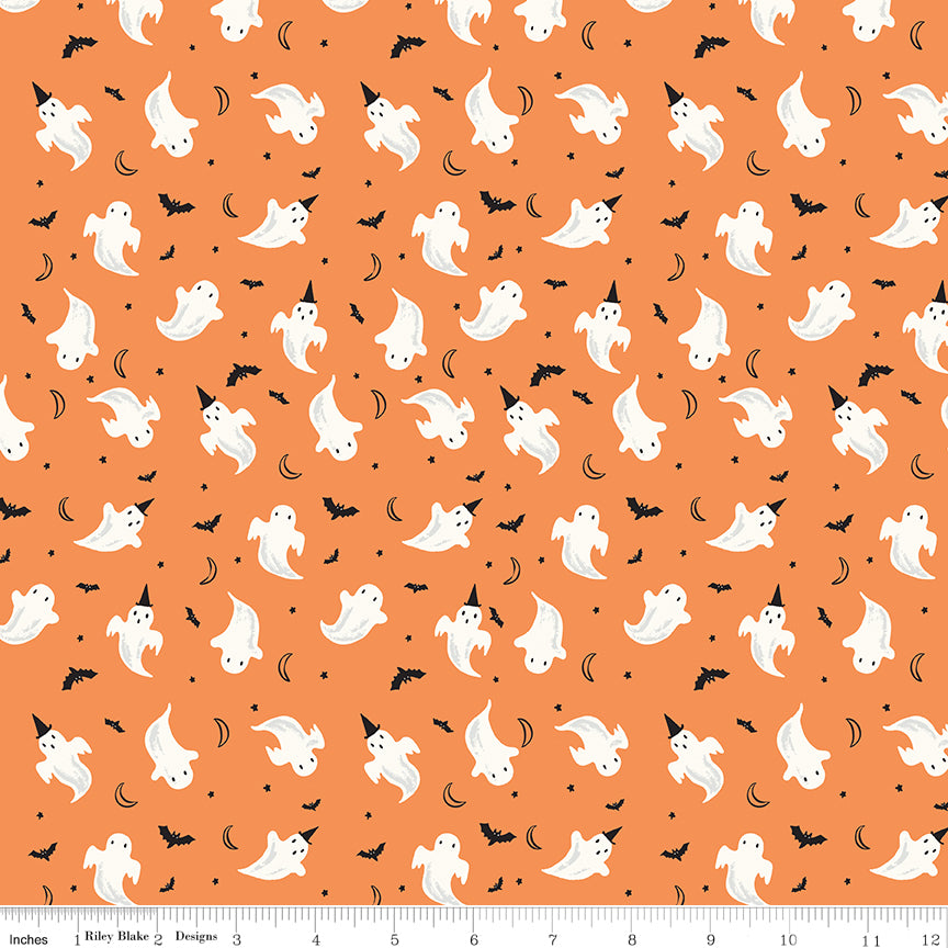 Frank and Friends Ghosts Orange by My Minds Eye