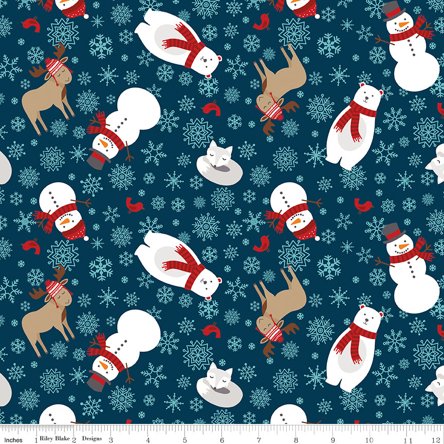 A Perfect Winter Main Navy by Lori Whitlock