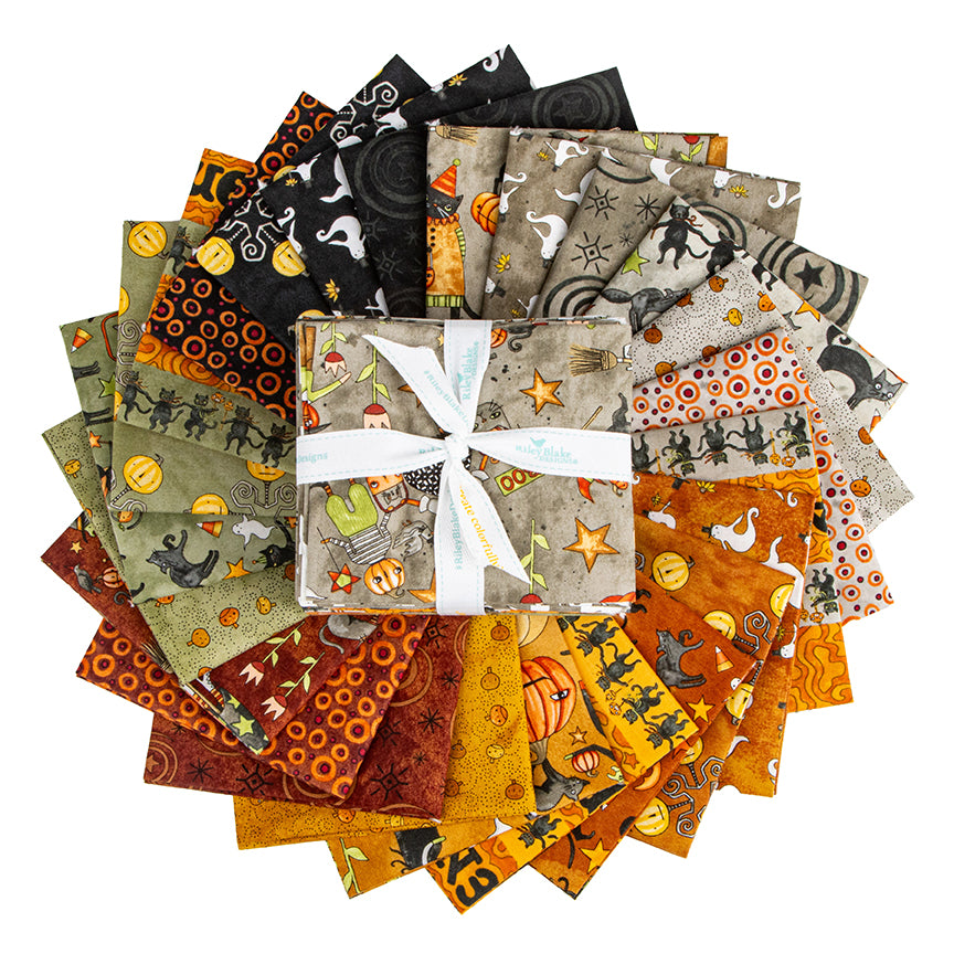 Spooky Fat Quarter Bundle by Teresa Kogut - 24 pieces