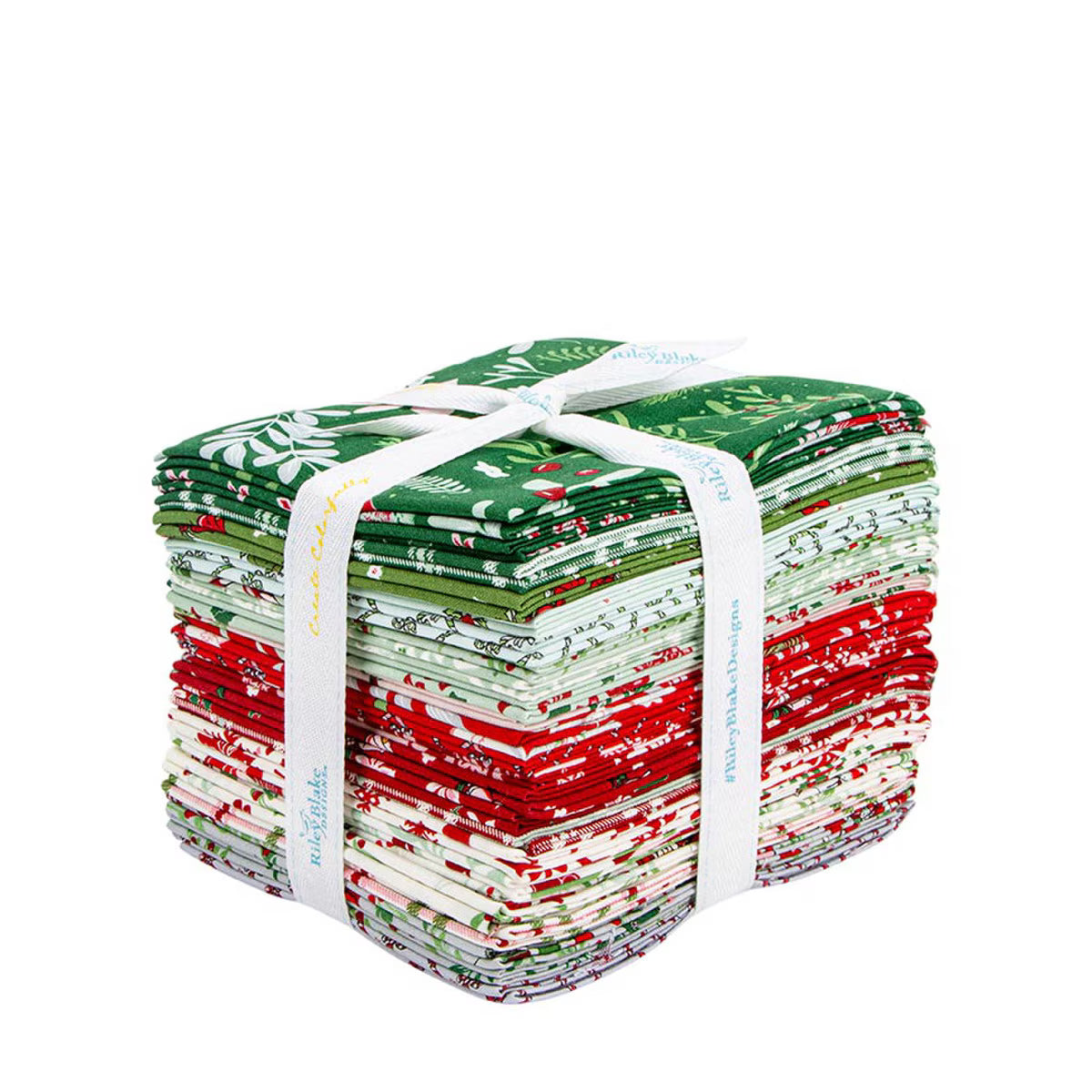 Mistletoe & Holly Fat Quarter Bundle by Beverly McCullough