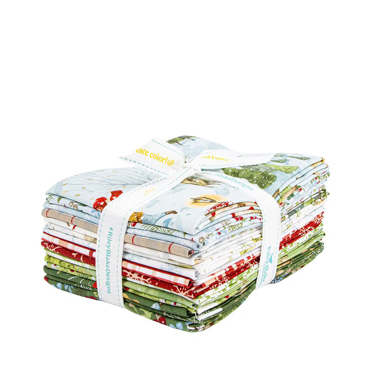 Santa's Tree Farm Fat Quarter Bundle by Lisa Audit
