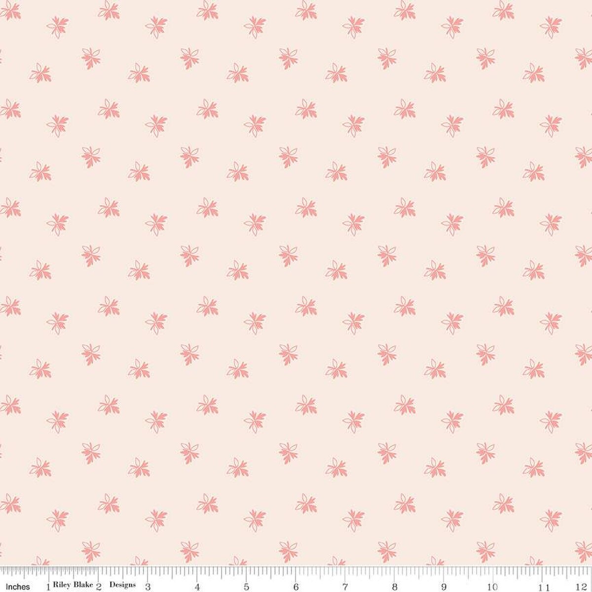 Gentler Times Endearing in Coral by Lori Holt