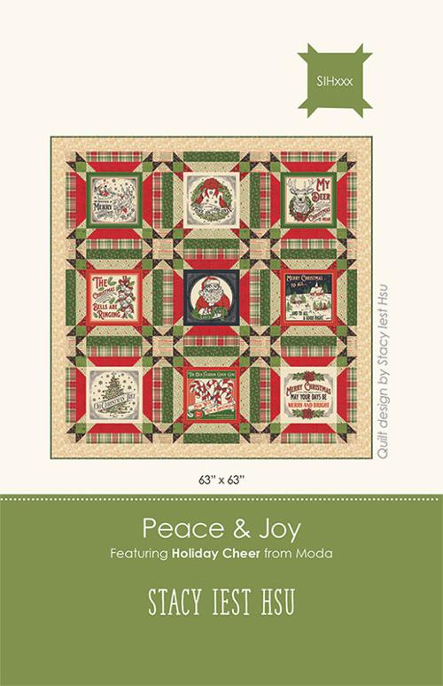 Peace & Joy Quilt Kit featuring Holiday Cheery by Stacy Iest Hsu