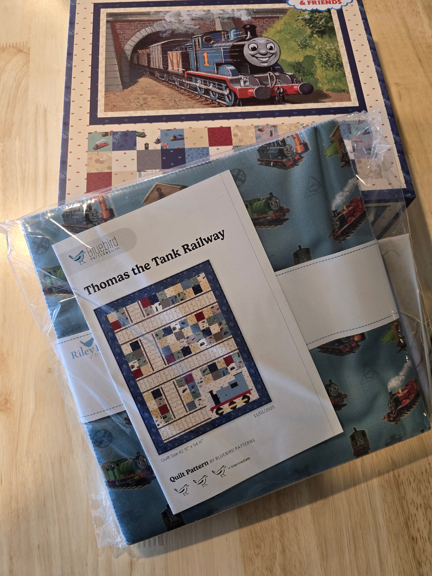 Thomas the Tank Railway Quilt Kit - Thomas and Friends 80th Anniversary by RBD