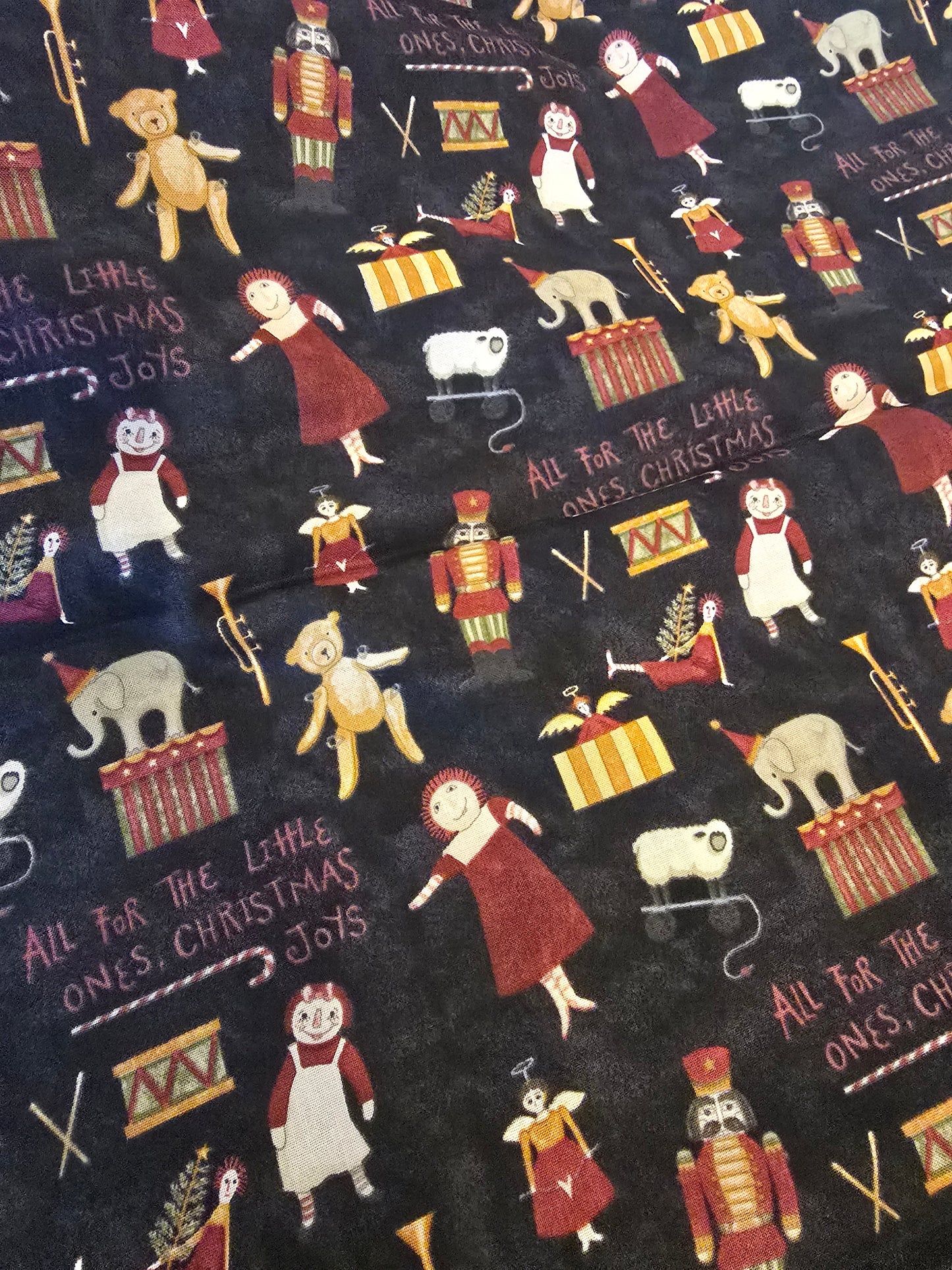 Naughty or Nice Toys Black by Teresa Kogut