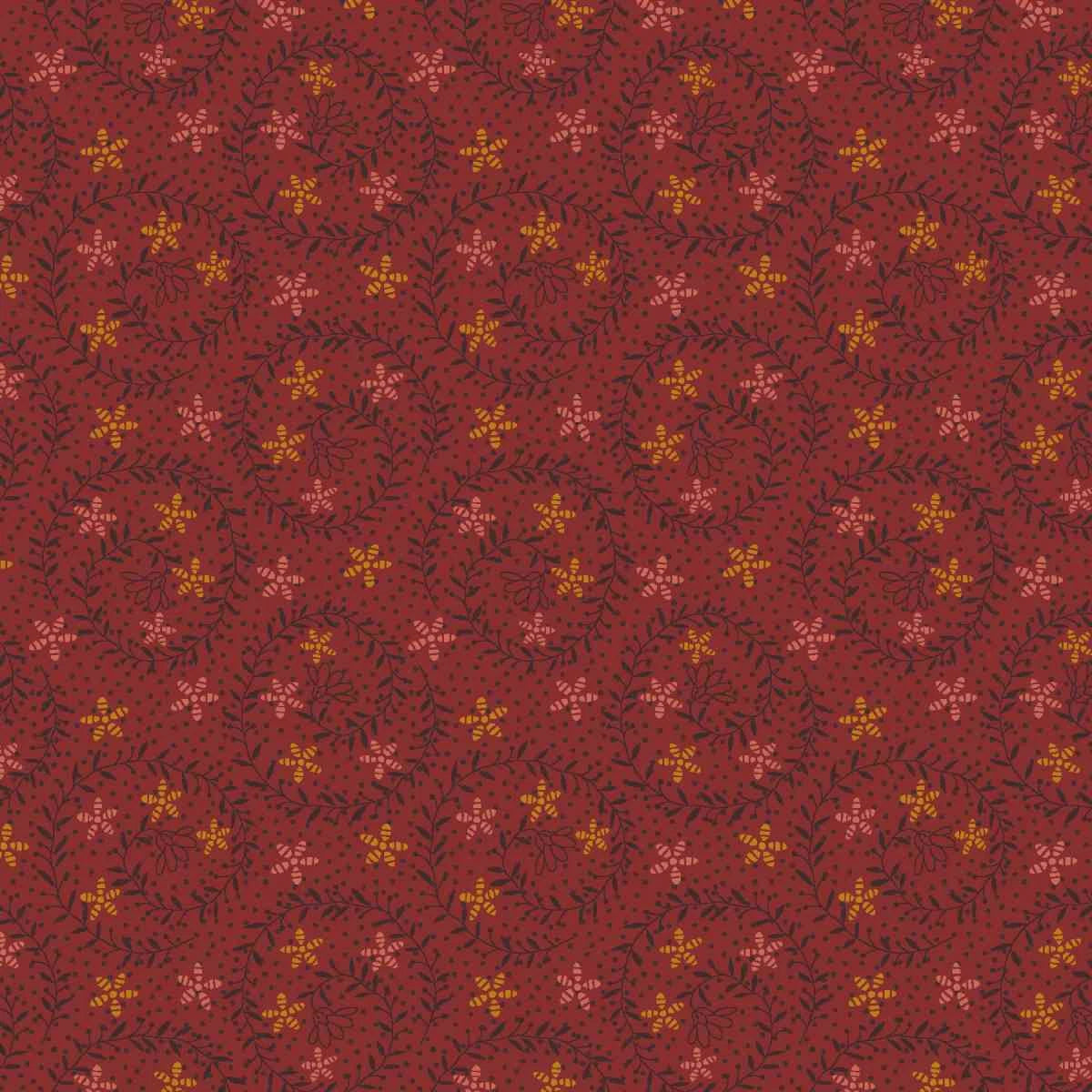 Bountiful Blessings 3638-88 Red by Janet Nesbitt