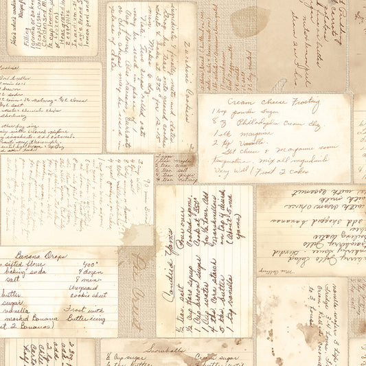 Baked With Love Wide Back Recipes Tea Dye by Lori Holt