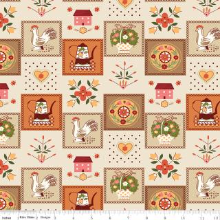 Baked With Love Wide Back Kitchen Linen By Lori Holt