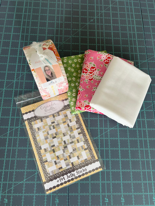 Peach Cobbler Jelly Sticks Quilt Kit
