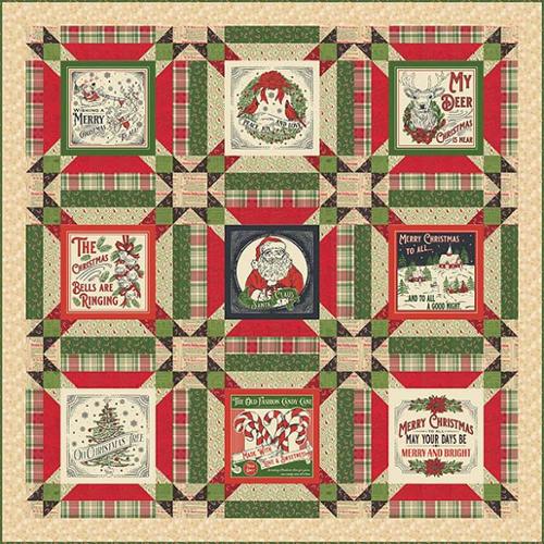Peace & Joy Quilt Kit featuring Holiday Cheery by Stacy Iest Hsu