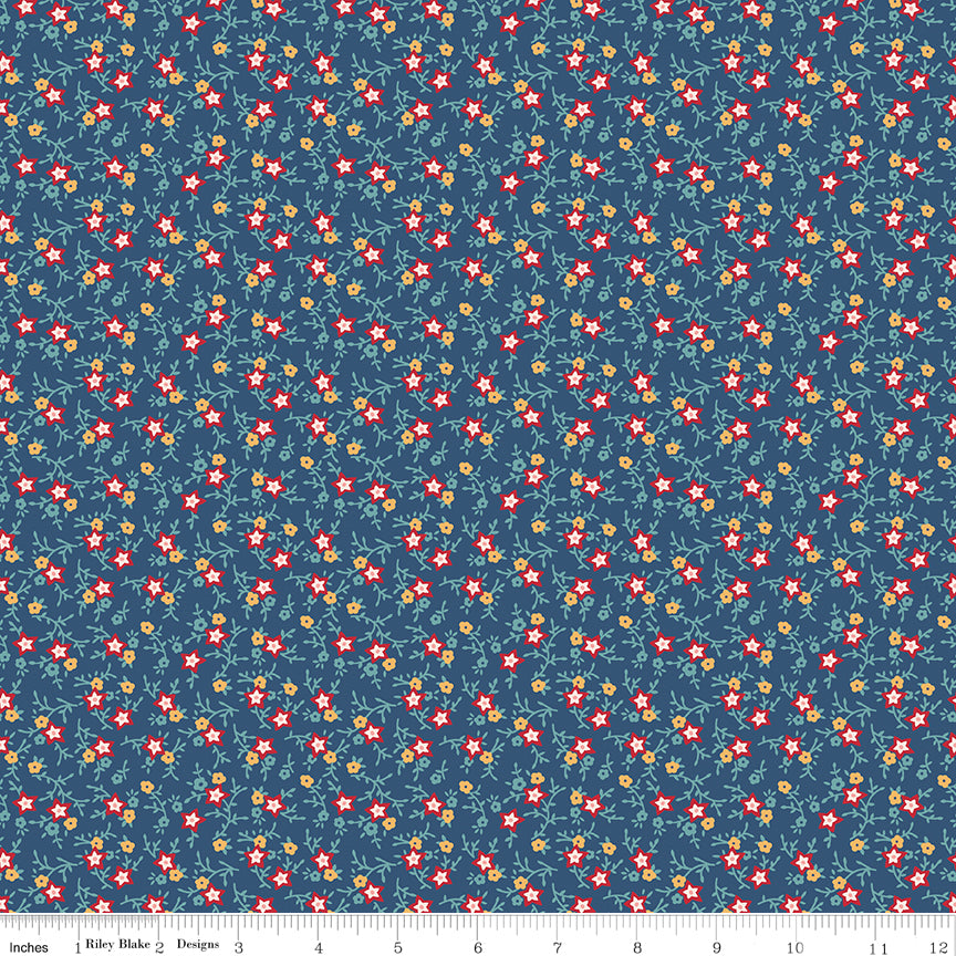 Americana July Dark Denim by Lori Holt