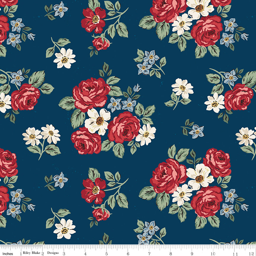 Independence Floral Oxford by Riley Blake Designs