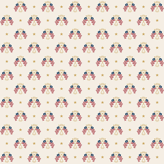Independence Old Glory Cream by Riley Blake Designs