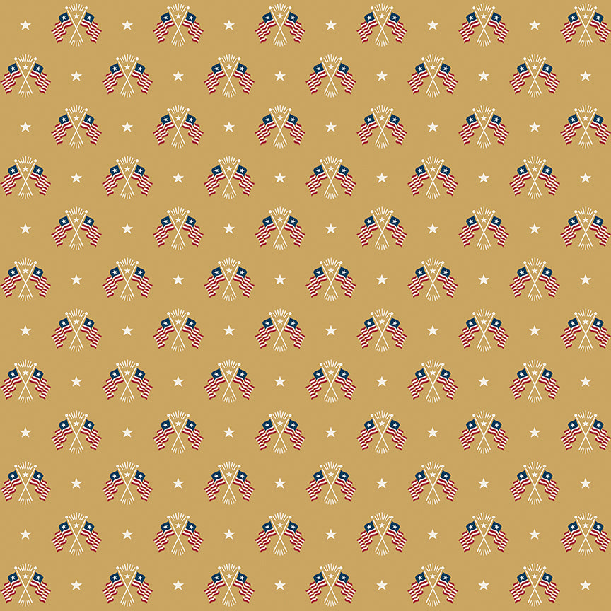 Independence Old Glory Gold by Riley Blake Designs