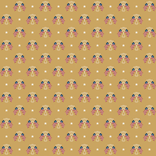 Independence Old Glory Gold by Riley Blake Designs