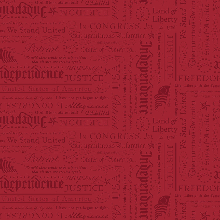 Independence Declaration Cherry Tart by Riley Blake Designs