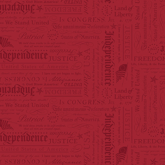 Independence Declaration Cherry Tart by Riley Blake Designs