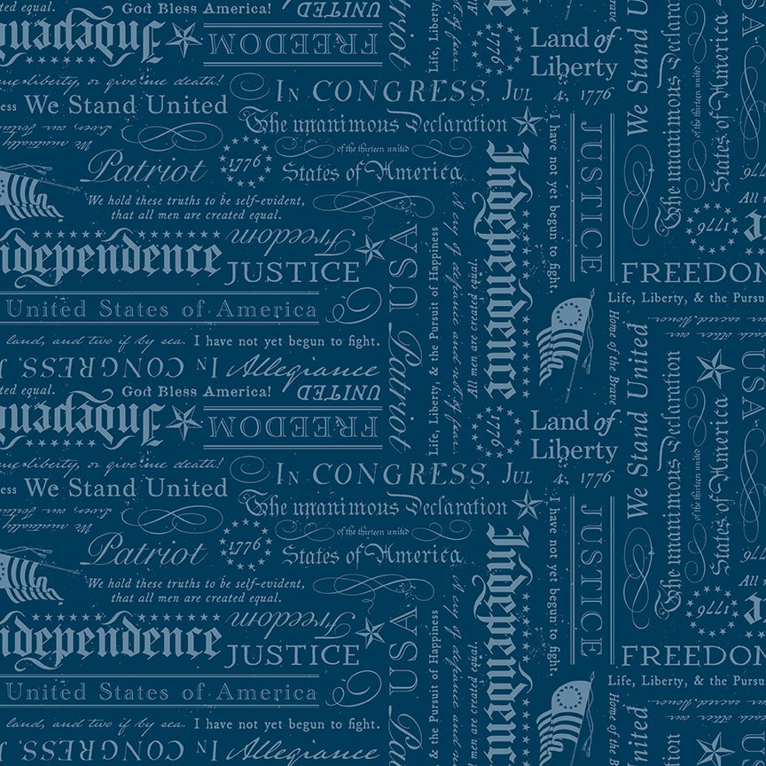 Independence Declaration Oxford by Riley Blake Designs