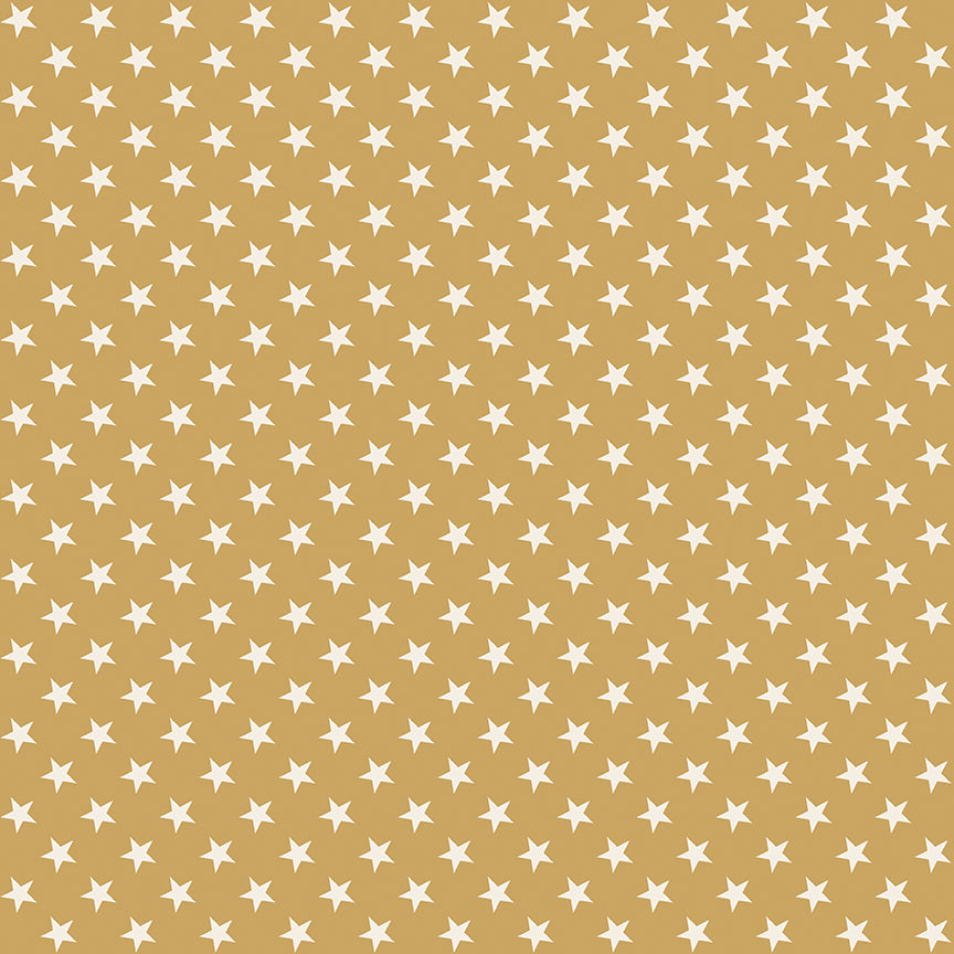 Independence Stars Gold by Riley Blake Designs