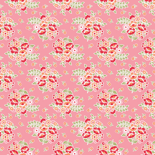 Peach Cobbler Posy Pink by Lily Ashbury
