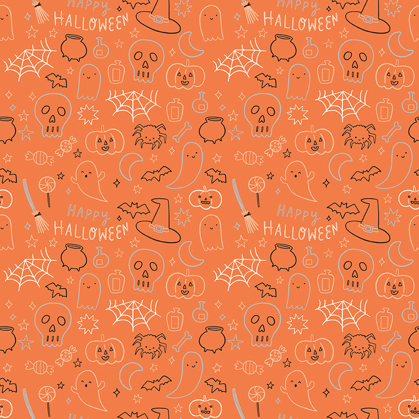 Frank and Friends Halloween Icons Orange by My Minds Eye