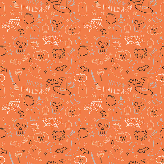 Frank and Friends Halloween Icons Orange by My Minds Eye