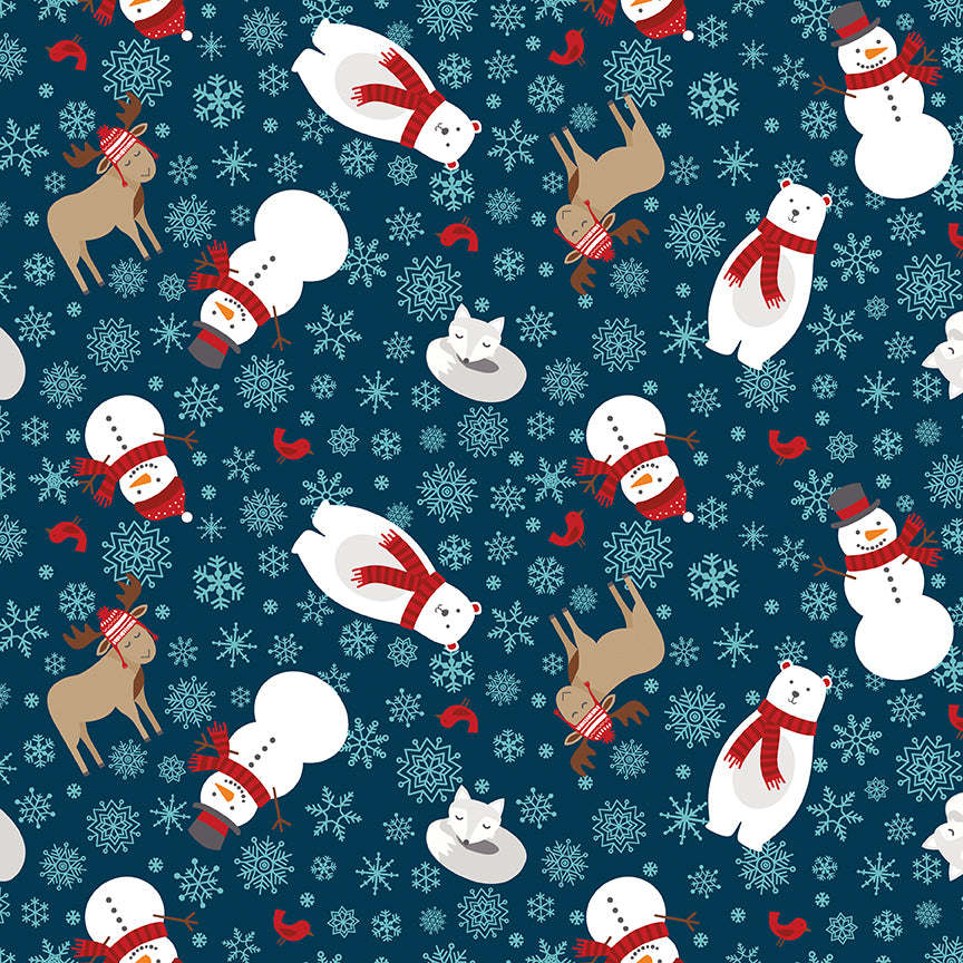 A Perfect Winter Main Navy by Lori Whitlock