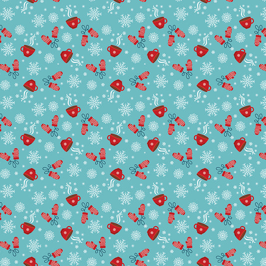 A Perfect Winter Cocoa Blue by Lori Whitlock