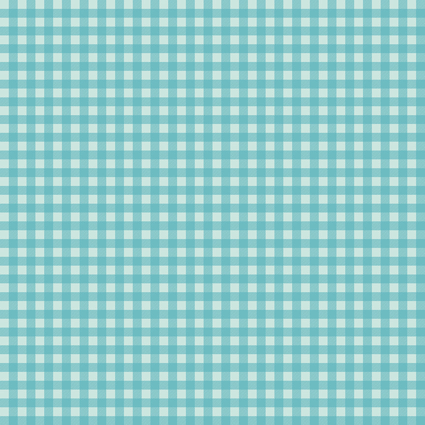 A Perfect Winter Plaid Blue by Lori Whitlock