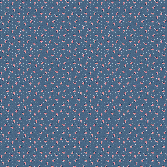 Seasonal Basics Grand Ol' Flag Denim By Riley Blake Designs