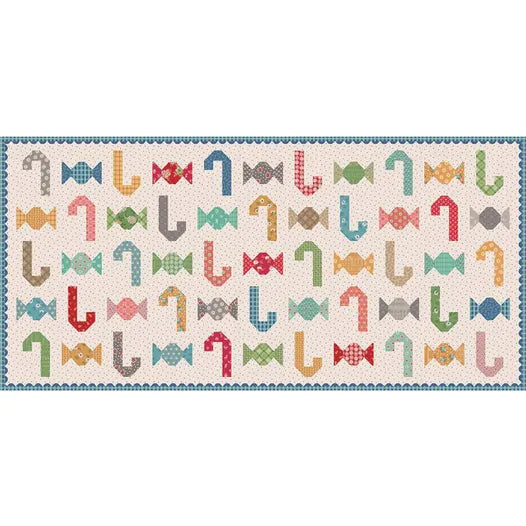 Home Town Holiday Christmas Candy Table Runner by Lori Holt
