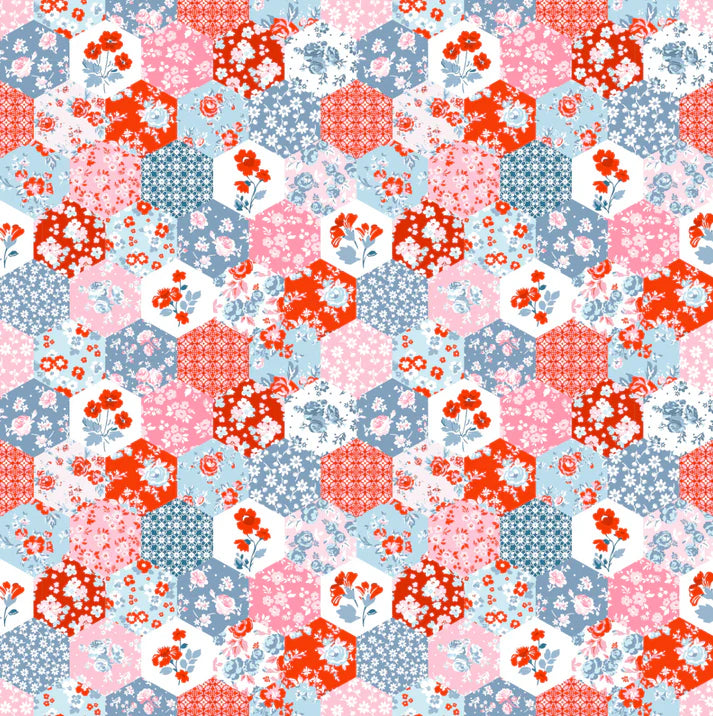 Elise Fat Quarter Bundle by Terri Henson for Poppie Cotton