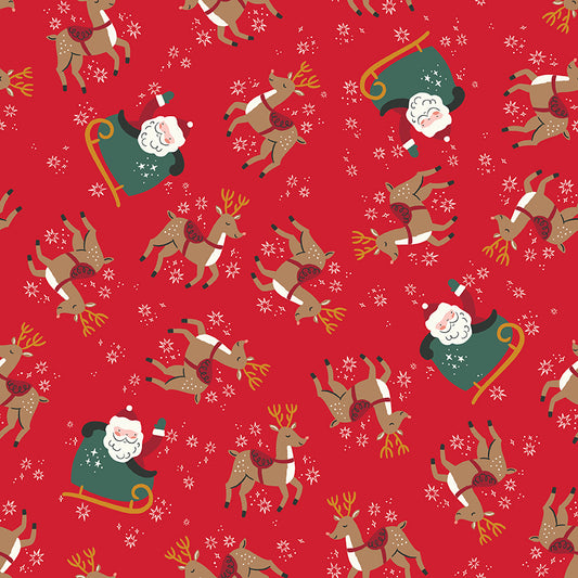 The North Pole Reindeer Toss Tomato by My Mind's Eye - FLANNEL