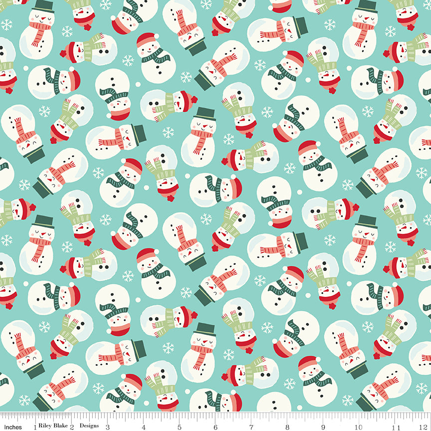 The North Pole Snowmen Aqua by My Mind's Eye