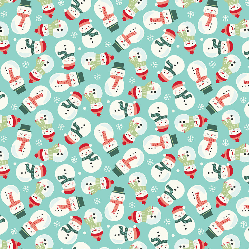 The North Pole Snowmen Aqua by My Mind's Eye