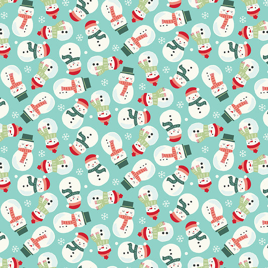The North Pole Snowmen Aqua by My Mind's Eye