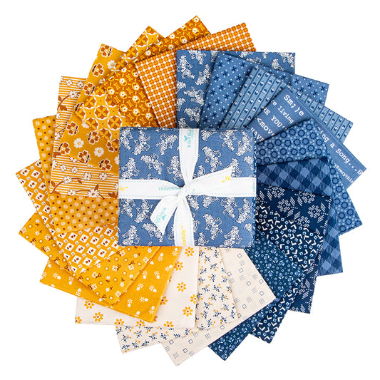 Denim & Daisy Fat Quarter Bundle by Lori Holt