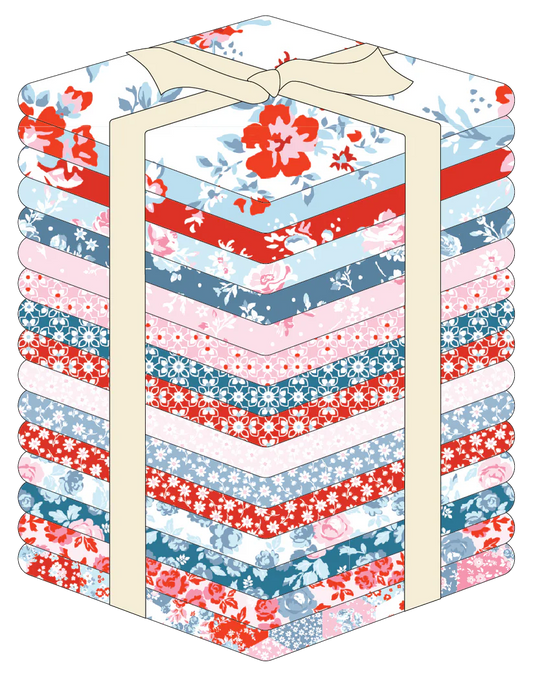 Elise Fat Quarter Bundle by Terri Henson for Poppie Cotton
