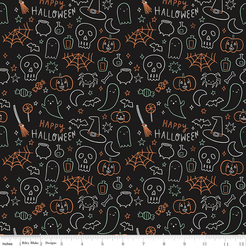 Frank and Friends Halloween Icons Black by My Minds Eye