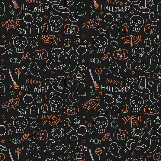 Frank and Friends Halloween Icons Black by My Minds Eye
