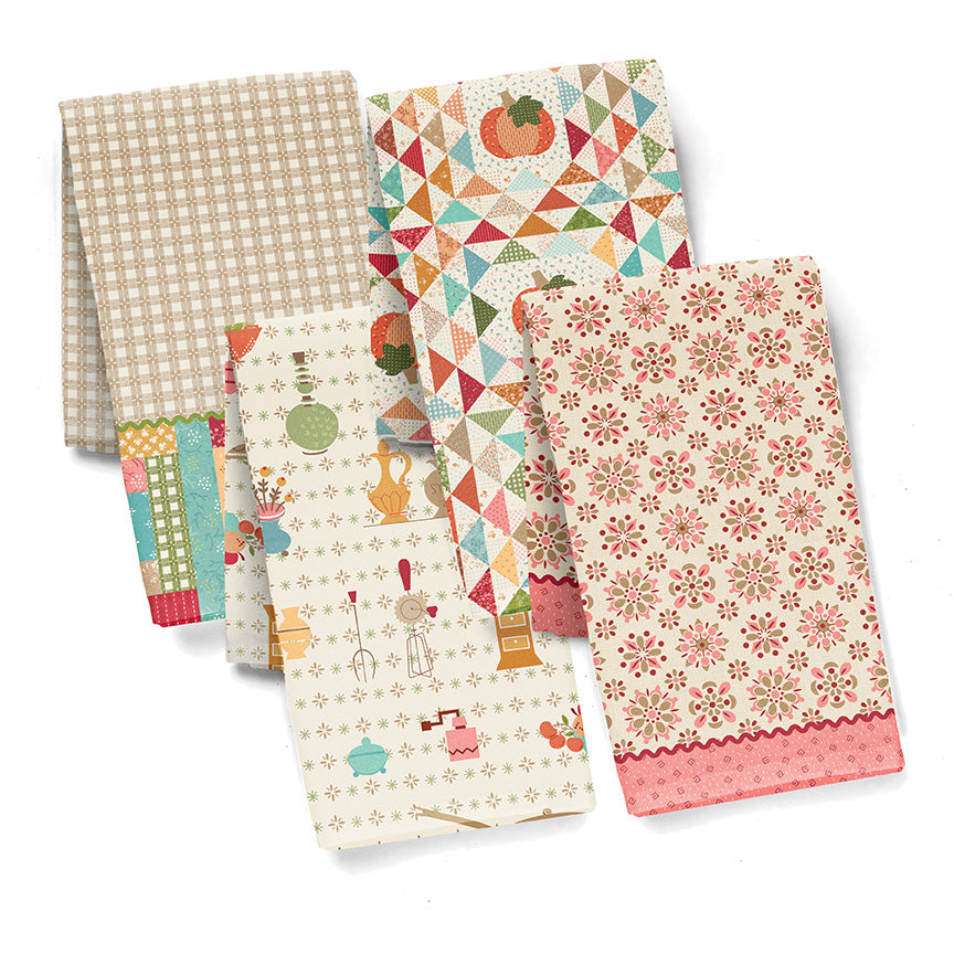 Baked With Love Home Dec Dish Towel Panel #2 by Lori Holt