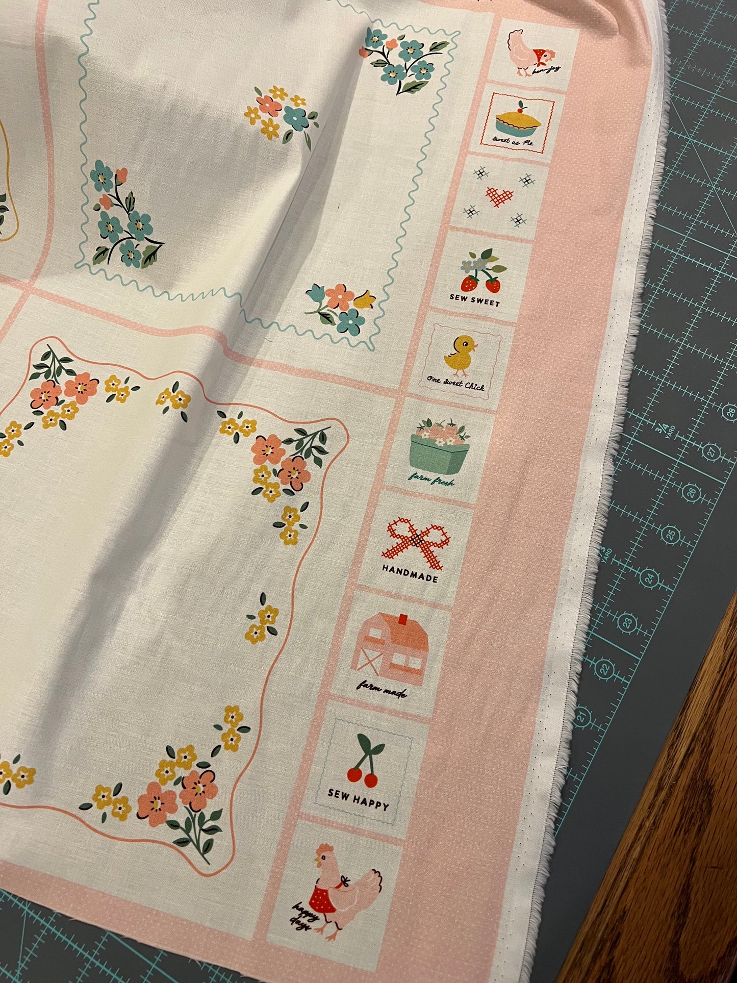 Farmhouse Fancy Fat Quarter Bundle 10 pieces + Panel
