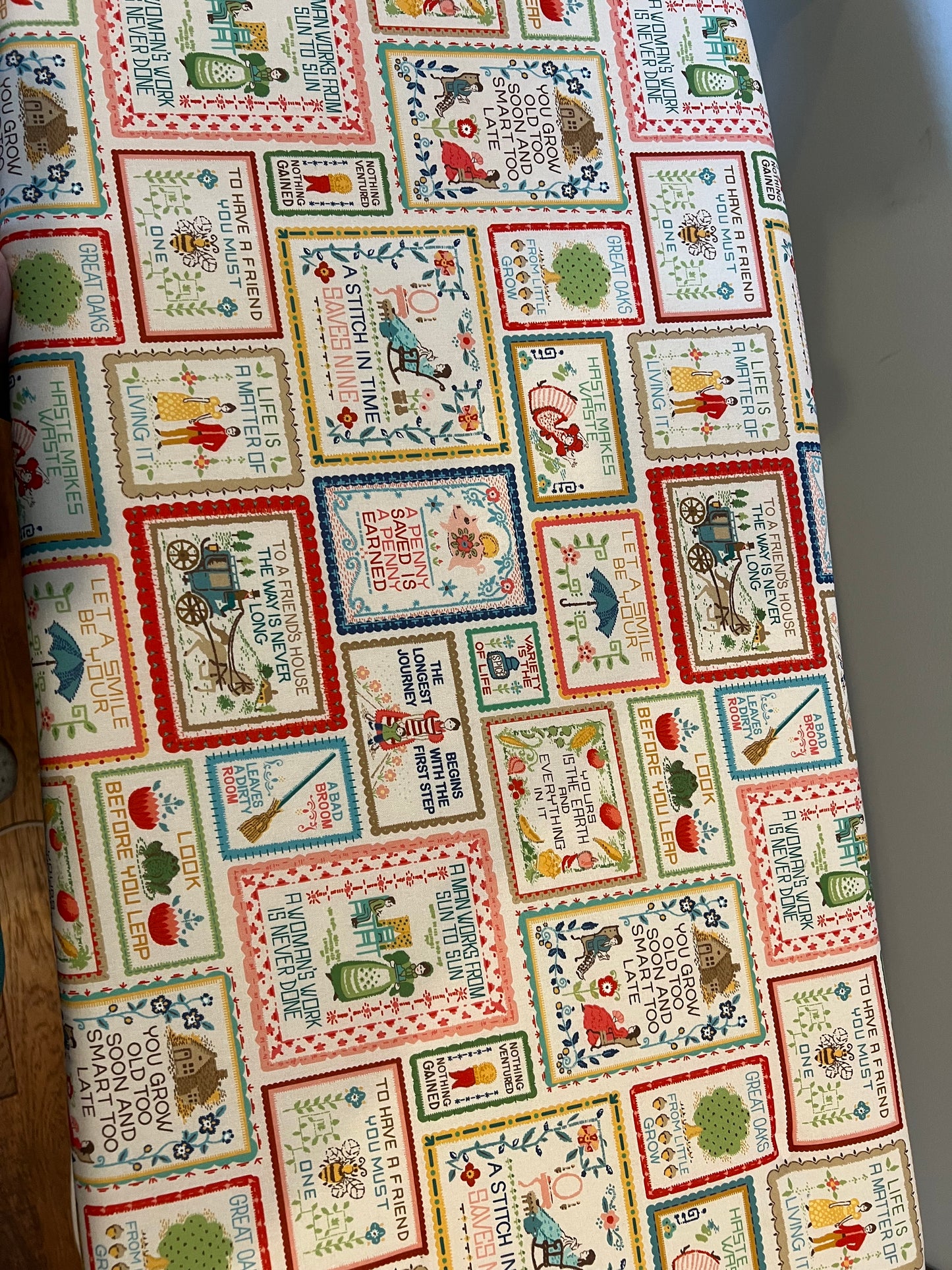 Lori Holt Vintage Advice Ironing Board Cover