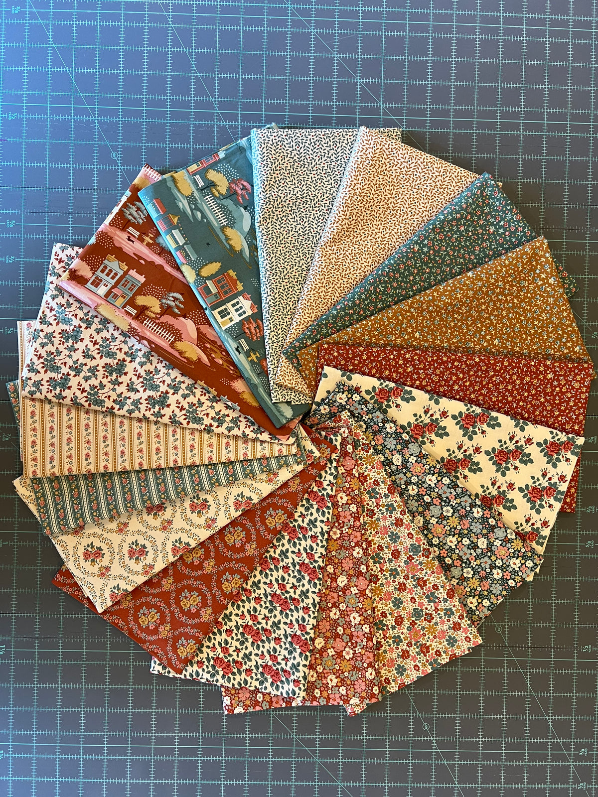 Tilda Village Life Fat Eight Bundle - Autumn