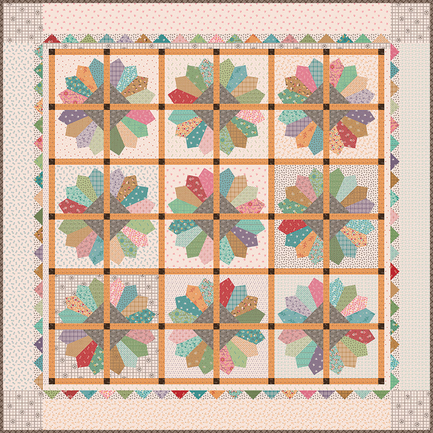 Gentler Times Delightful Quilt Kit by Lori Holt