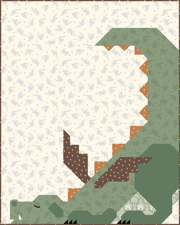Faraway Kingdom Dragon Dreams Quilt Kit by Natalia Juan Abello