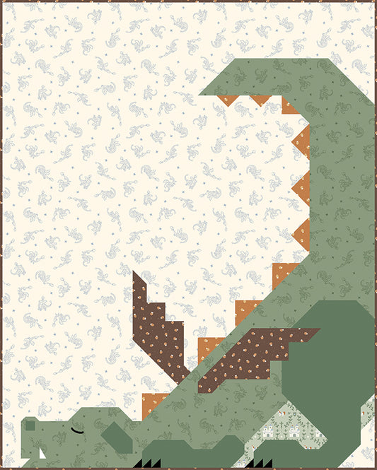Faraway Kingdom Dragon Dreams Quilt Kit by Natalia Juan Abello