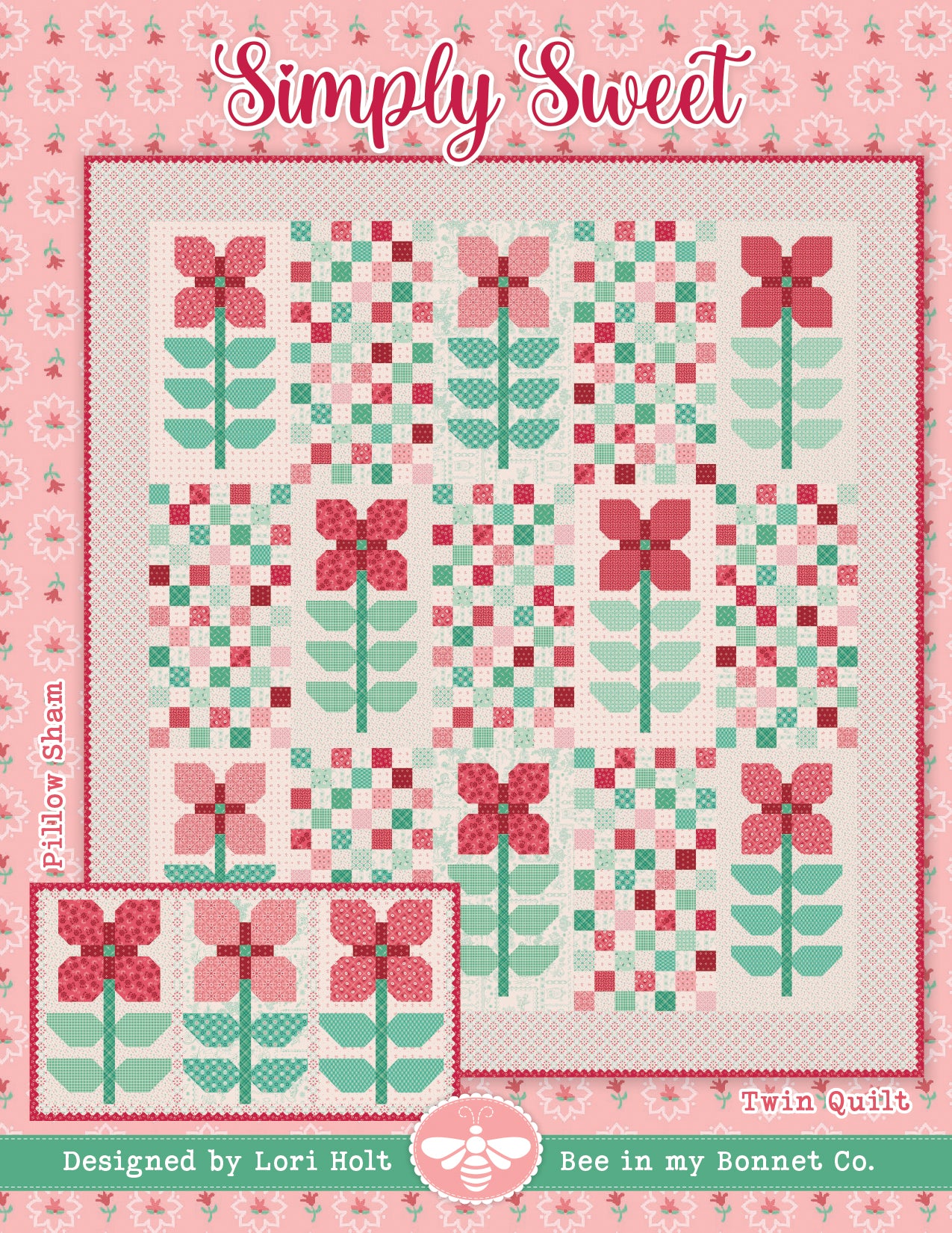 Simply Sweet Quilt Kit by Lori Holt featuring Berry & Sage
